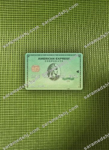 USA California Varo bank AMEX green card photolook front